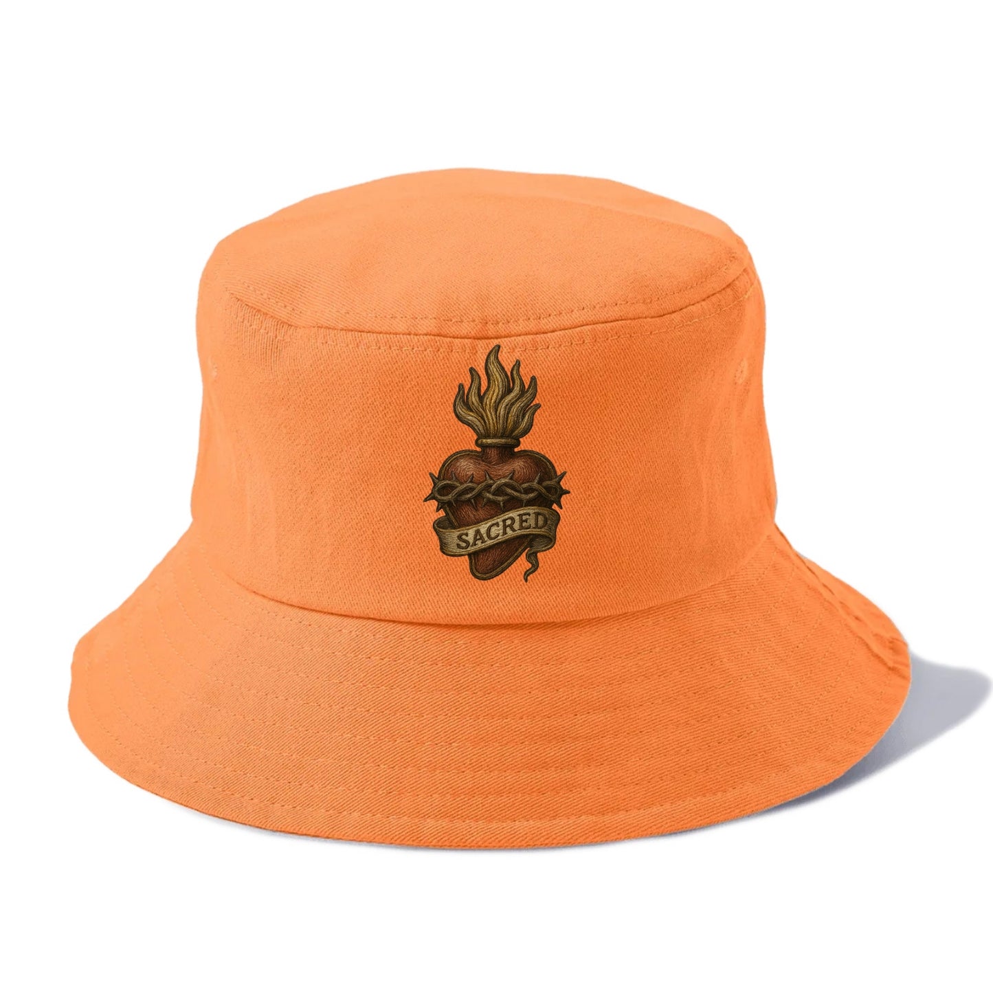 Sacred Heart  - Bucket Hat - Terracotta Clay(Orange)