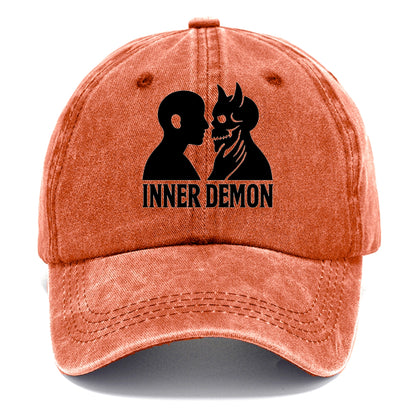 Inner Demon - Figure confronting shadow Classic Cap - Terracotta Clay(Orange)