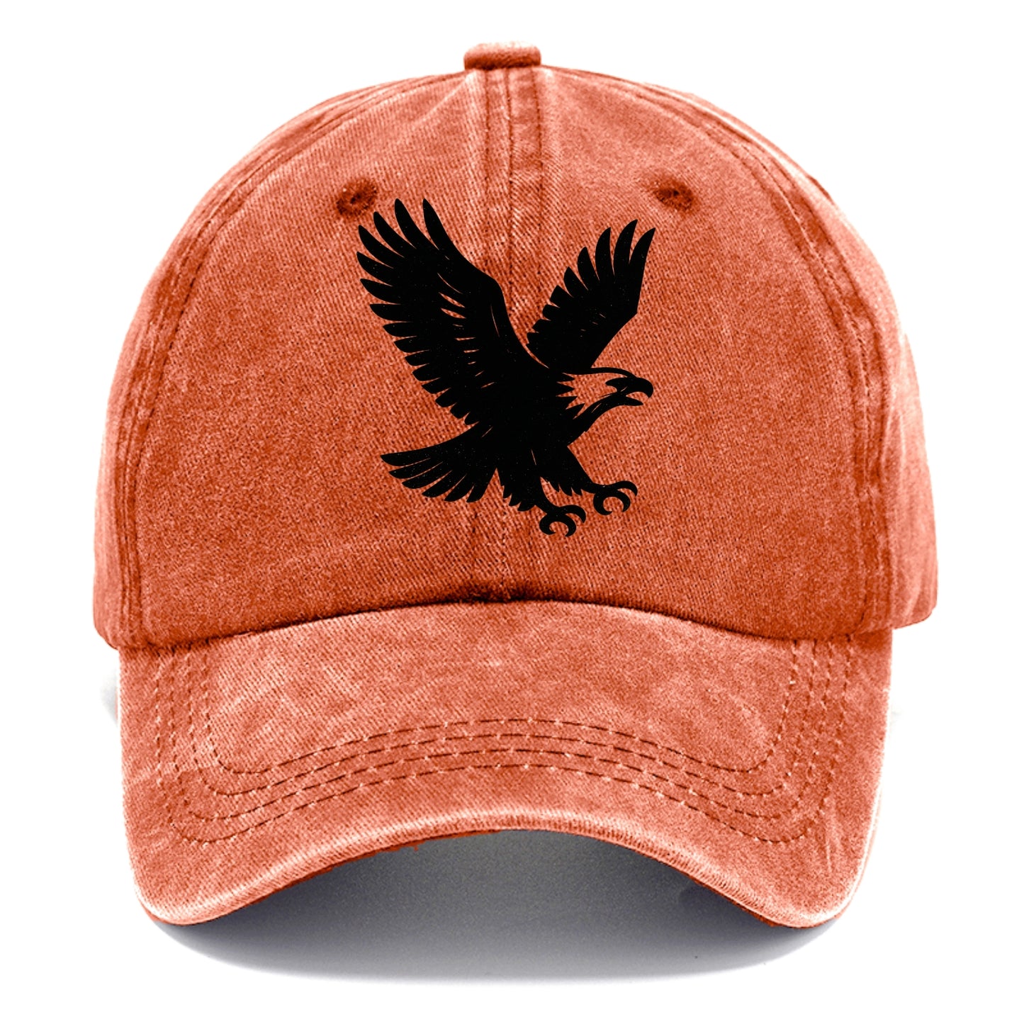 Eagle in flight - liberty and independence ink brushstrokes - Classic Cap - Terracotta Clay(Orange)