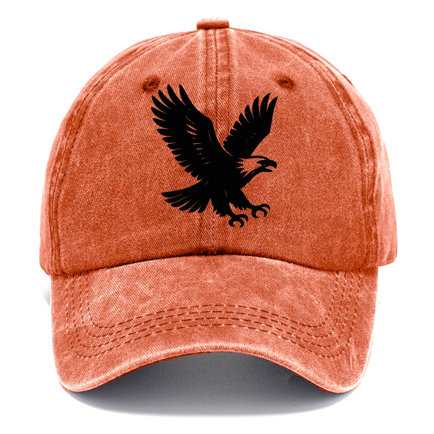Eagle in flight - liberty and independence ink brushstrokes - Classic Cap - Terracotta Clay(Orange)