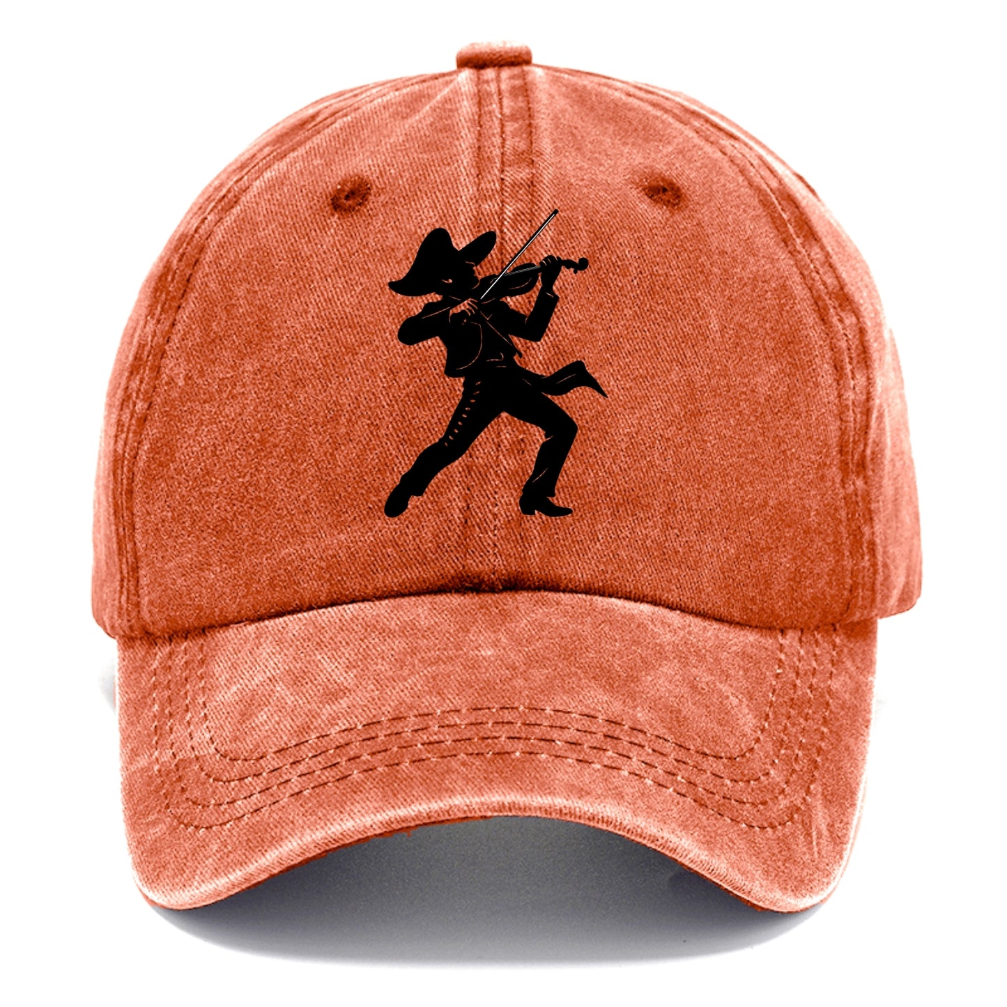 Mariachi violinist passionate performance - Classic Cap - Terracotta Clay(Orange)
