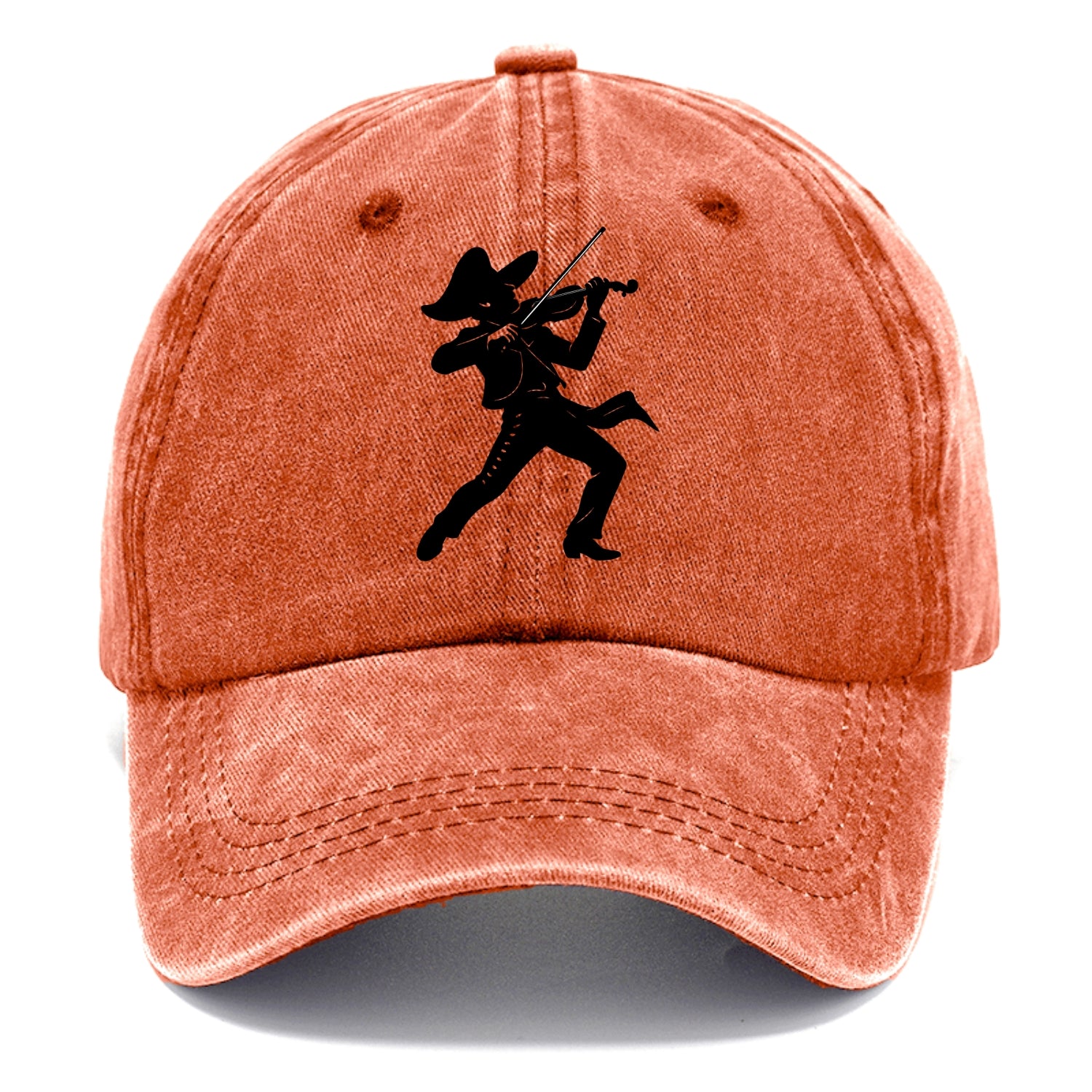 Mariachi violinist passionate performance - Classic Cap - Terracotta Clay(Orange)