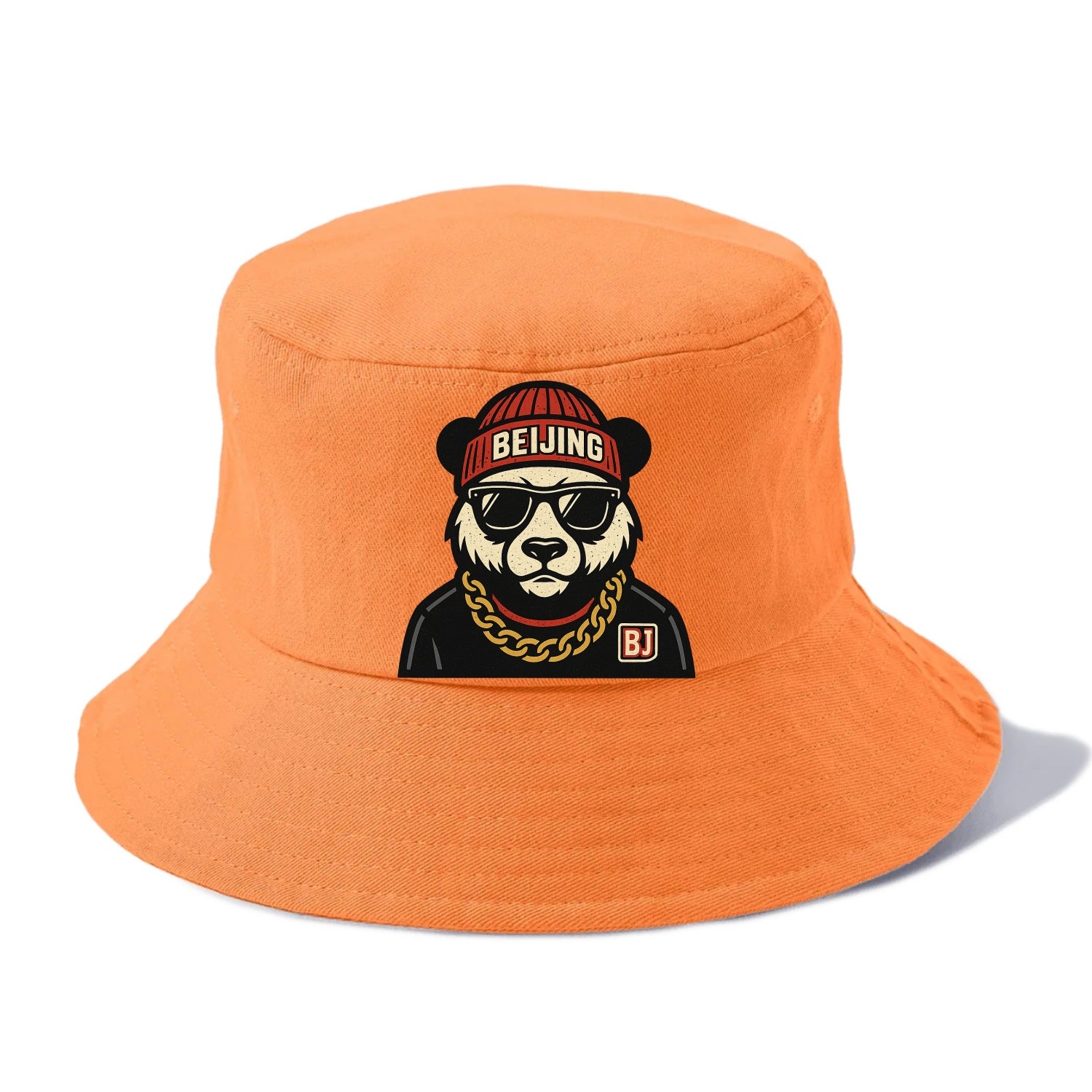Beijing Panda - Bucket Hat - Terracotta Clay(Orange)