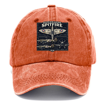 Spitfire Blueprint - Classic Cap - Terracotta Clay(Orange)