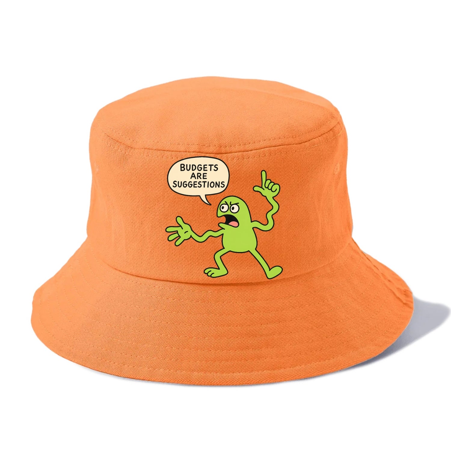 BUDGETS ARE SUGGESTIONS | Rebellious calculator - Bucket Hat - Terracotta Clay(Orange)