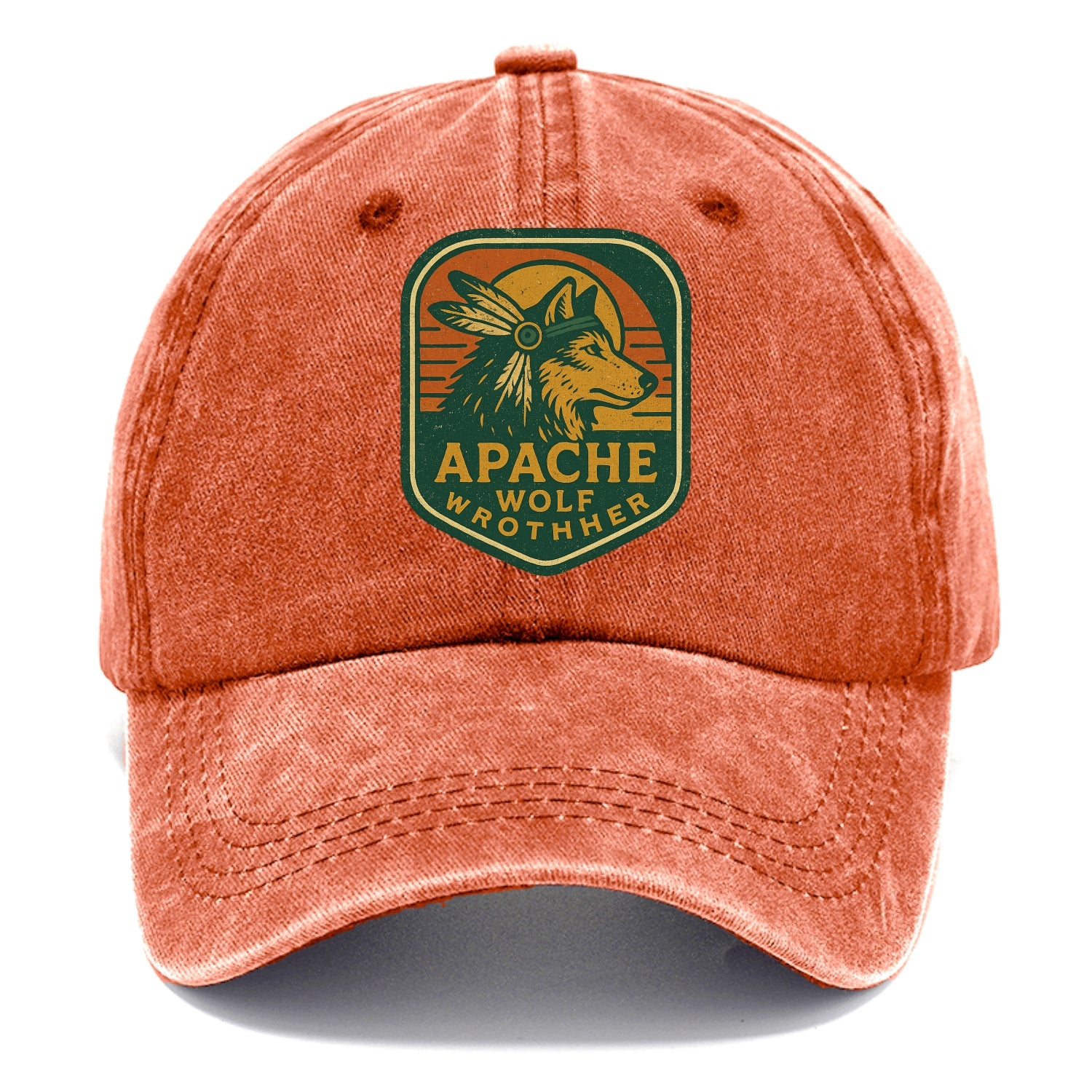 Apache Wolf Brother  - Classic Cap - Terracotta Clay(Orange)