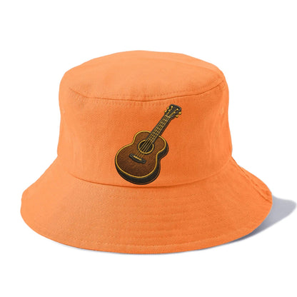 Vintage Guitar  - Bucket Hat - Terracotta Clay(Orange)