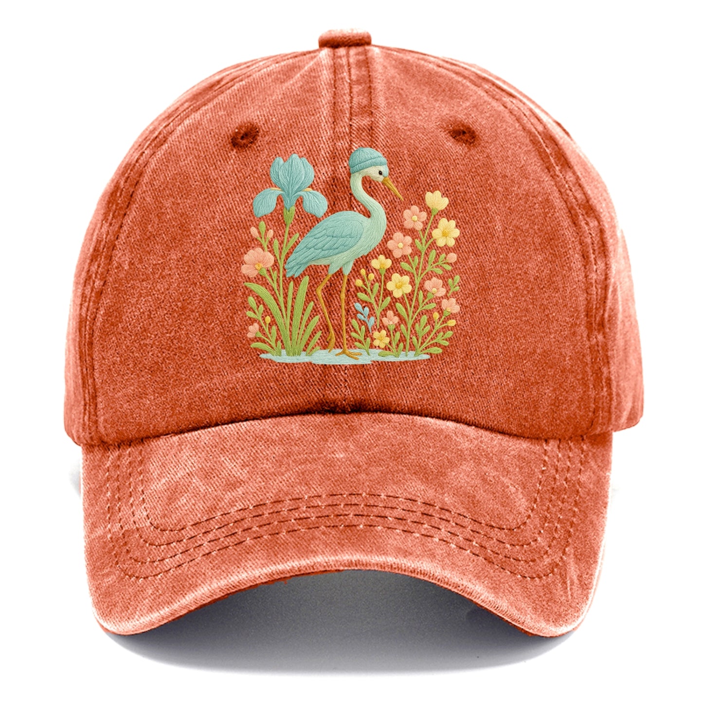 Mint Crane - Classic Cap - Terracotta Clay(Orange)