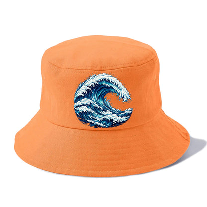 Ocean Wave - Bucket Hat - Terracotta Clay(Orange)