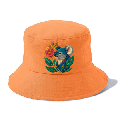 Koala Eucalyptus Bloom - Bucket Hat - Terracotta Clay(Orange)
