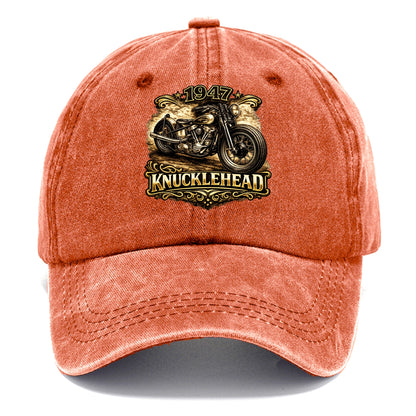 1947 Knucklehead Bobber - Classic Cap - Terracotta Clay(Orange)