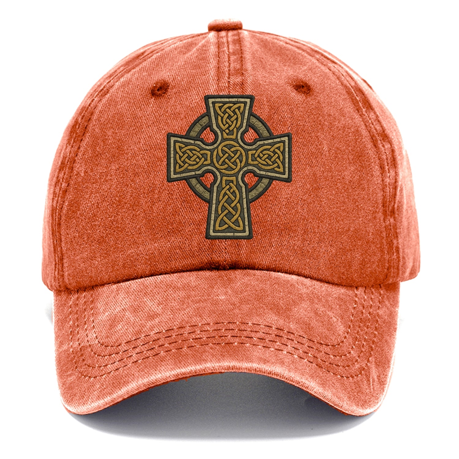 Celtic Cross  - Classic Cap - Terracotta Clay(Orange)