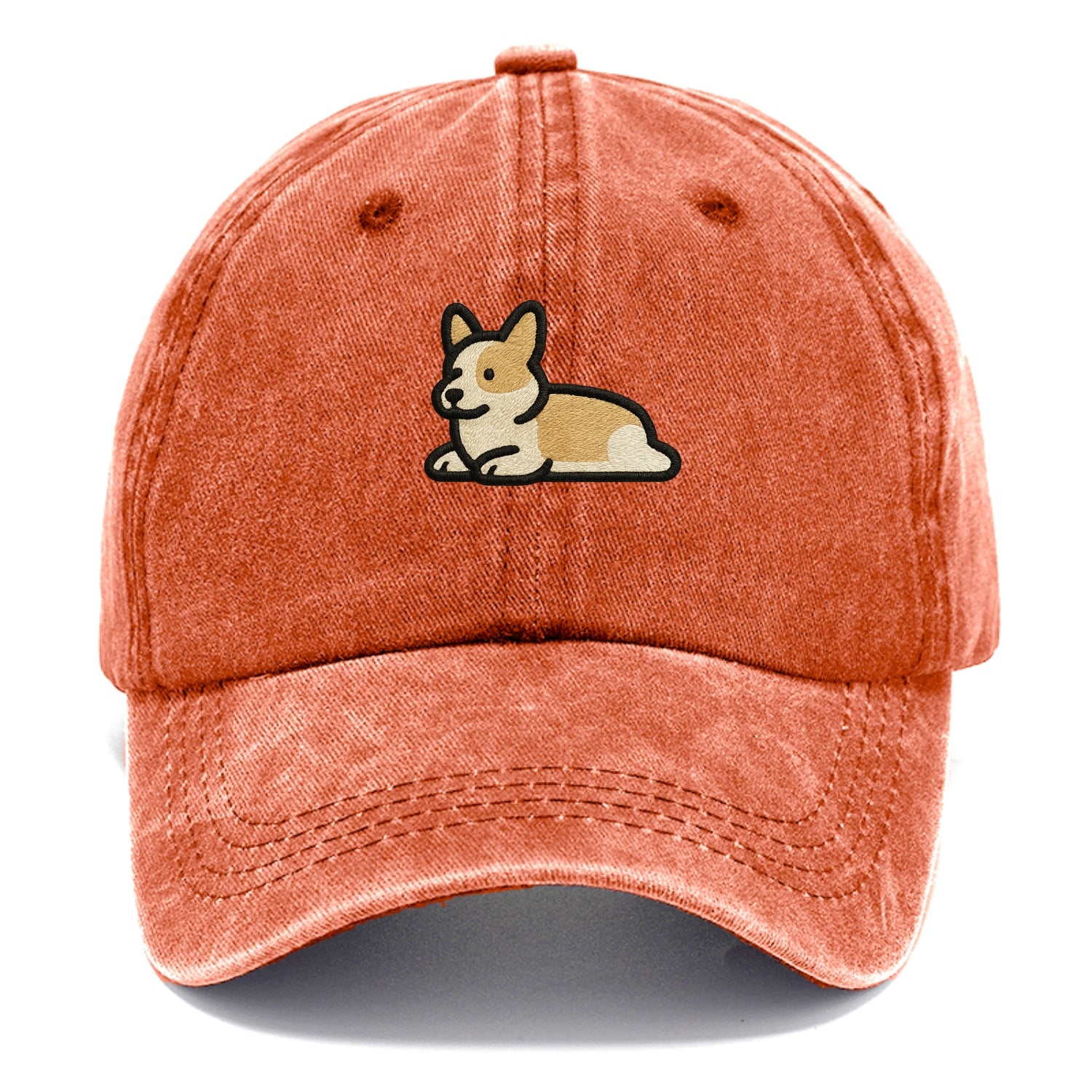 Corgi - Sploot lying position - Classic Cap - Terracotta Clay(Orange)