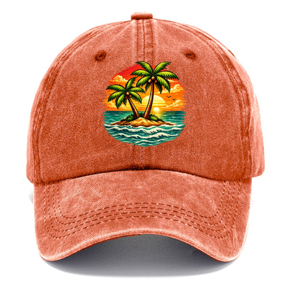 Tropical Island - Classic Cap - Terracotta Clay(Orange)