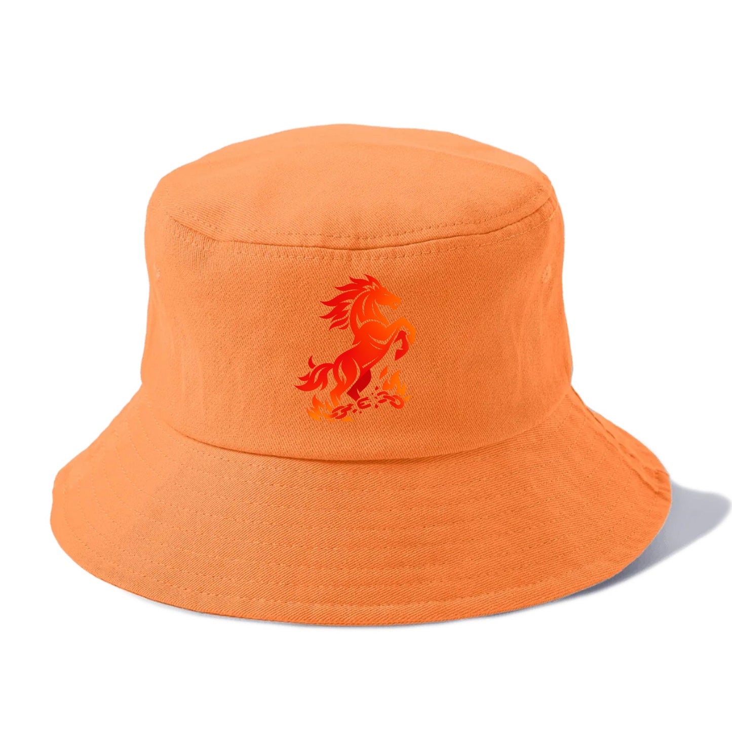 FREEDOM FLAMES | Wild horse breaking fire chains | Liberation | Barriers burned | - Bucket Hat - Terracotta Clay(Orange)
