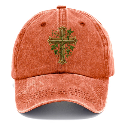 Vine Cross  - Classic Cap - Terracotta Clay(Orange)