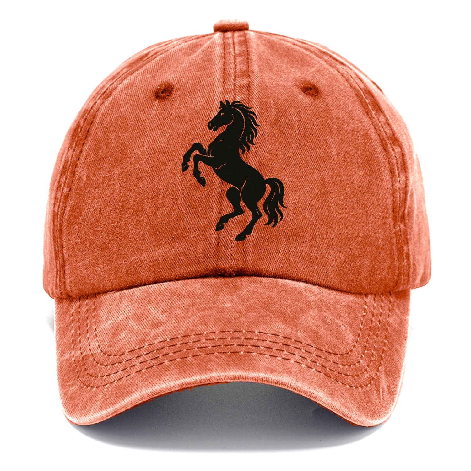 Stallion rearing on hind legs - Classic Cap - Terracotta Clay(Orange)