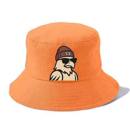 Chestnut Hill Eagle wearing Boston College beanie with BC patch - Bucket Hat - Terracotta Clay(Orange)