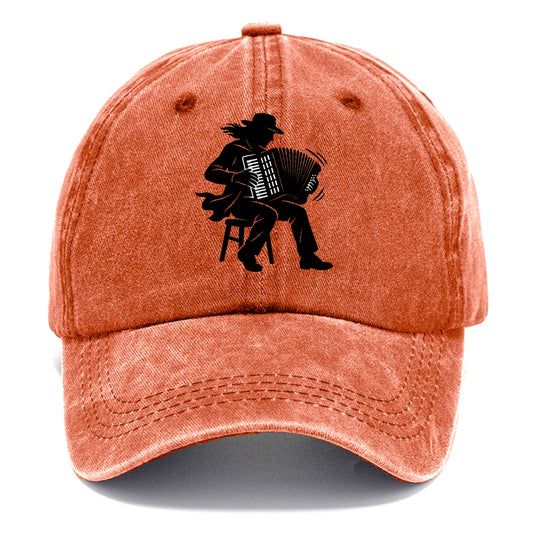 Accordion player street musician - Classic Cap - Terracotta Clay(Orange)