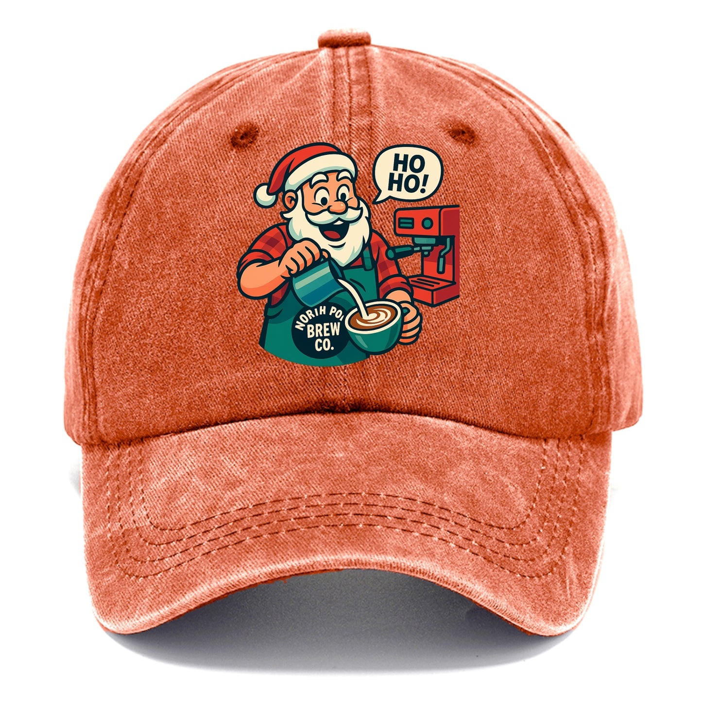 Santa Barista - Classic Cap - Terracotta Clay(Orange)