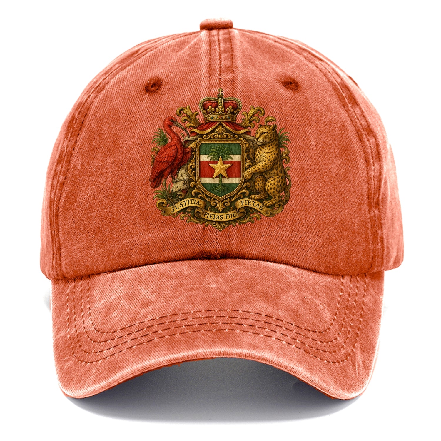 Suriname Star Emblem  - Classic Cap - Terracotta Clay(Orange)