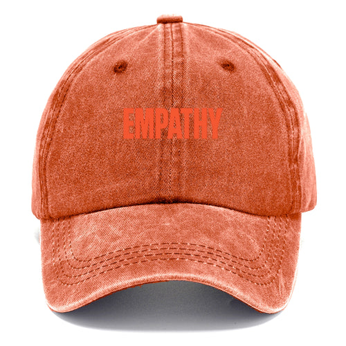 Bold typography design - EMPATHY - understanding others, emotional connection - Classic Cap