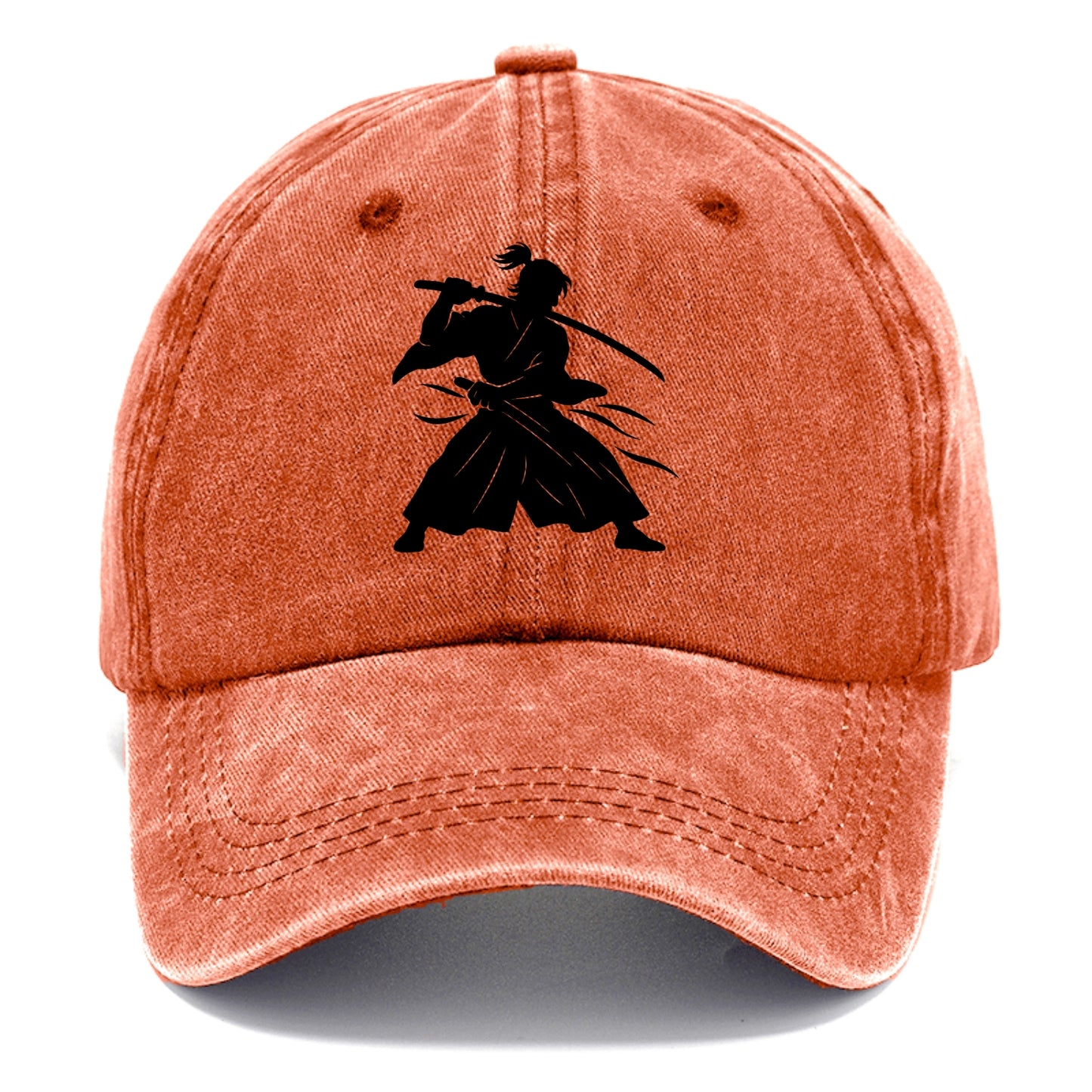 Japanese samurai sword draw - Classic Cap - Terracotta Clay(Orange)