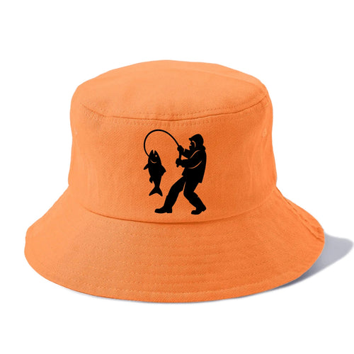 Alaskan fisherman hauling catch - Bucket Hat
