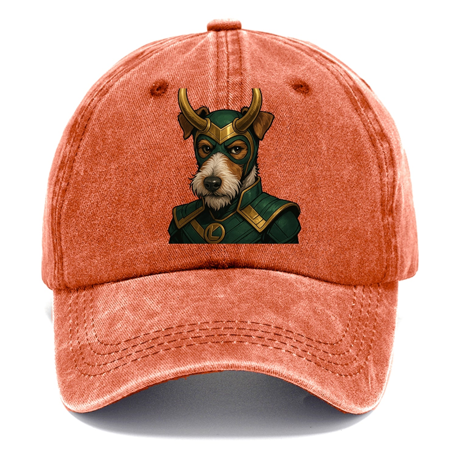 Fox Terrier Loki  - Classic Cap - Terracotta Clay(Orange)
