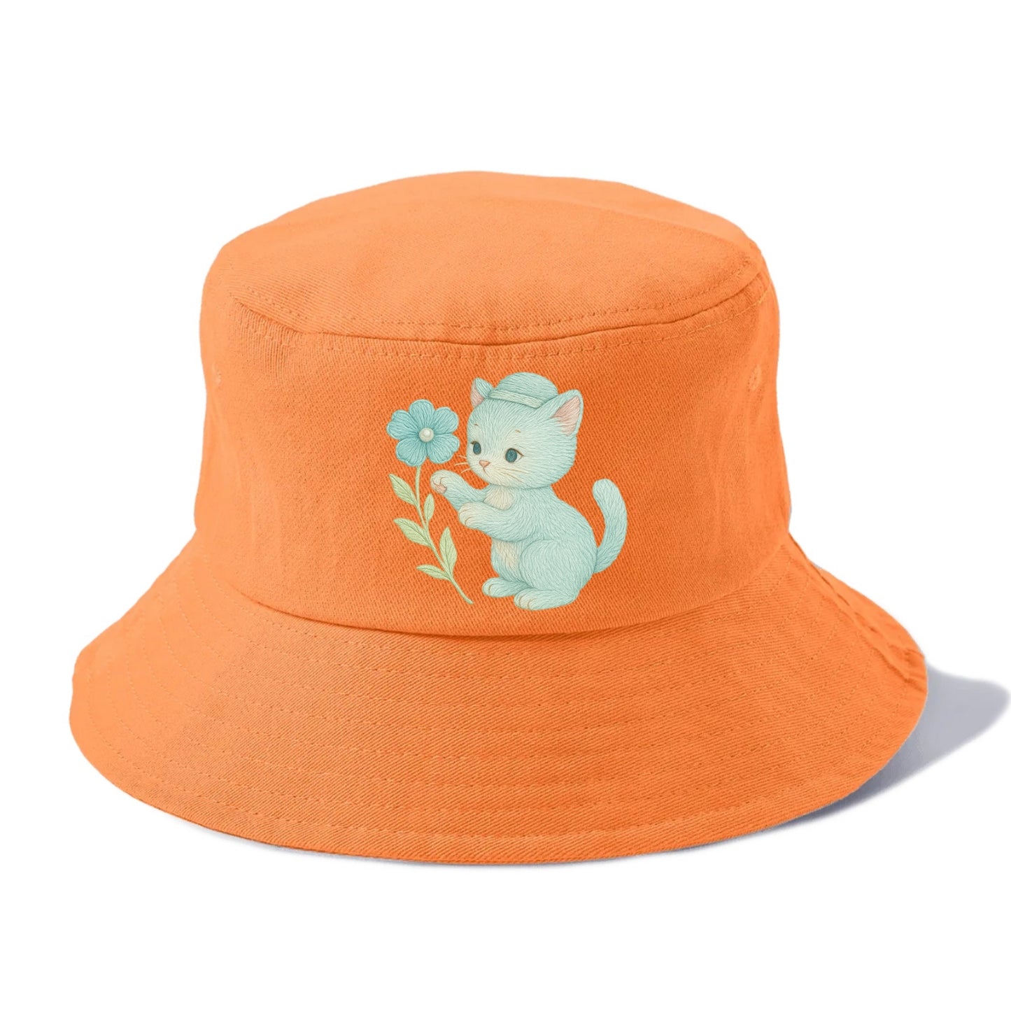 Aqua Kitten - Bucket Hat - Terracotta Clay(Orange)