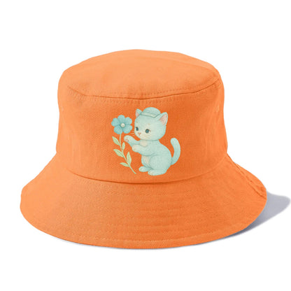 Aqua Kitten - Bucket Hat - Terracotta Clay(Orange)