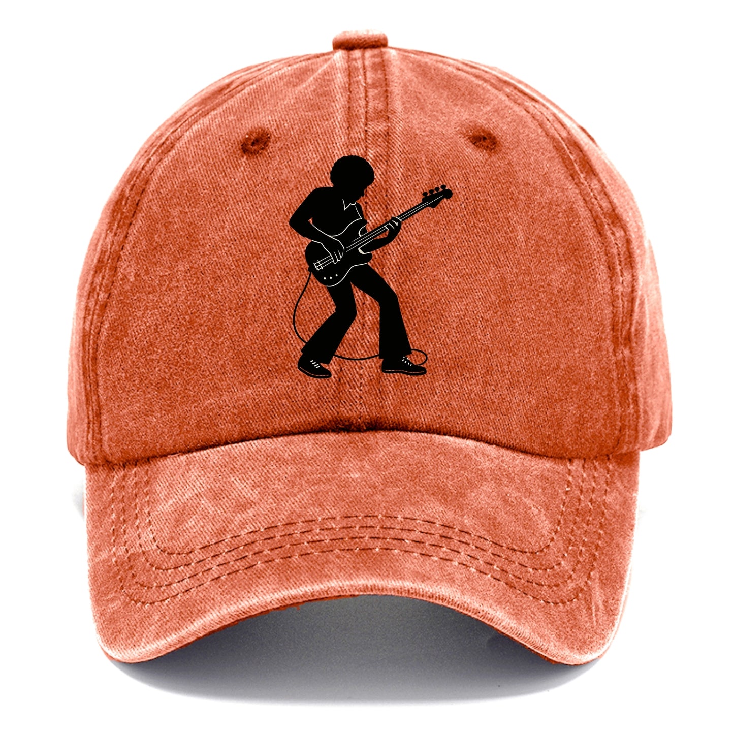 Bass guitarist slap technique - Classic Cap - Terracotta Clay(Orange)