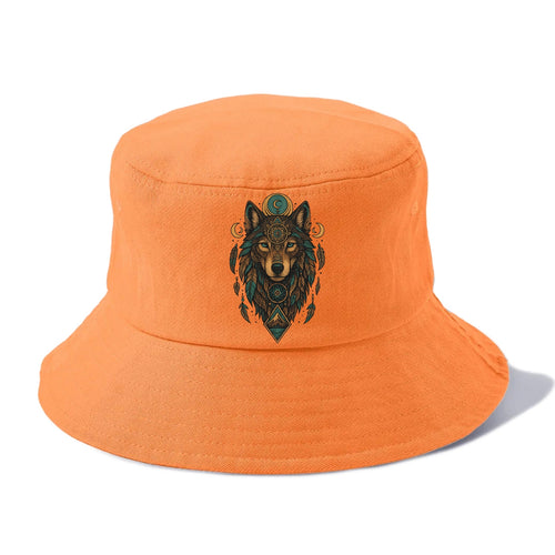 Retro 80s Wolf  - Bucket Hat
