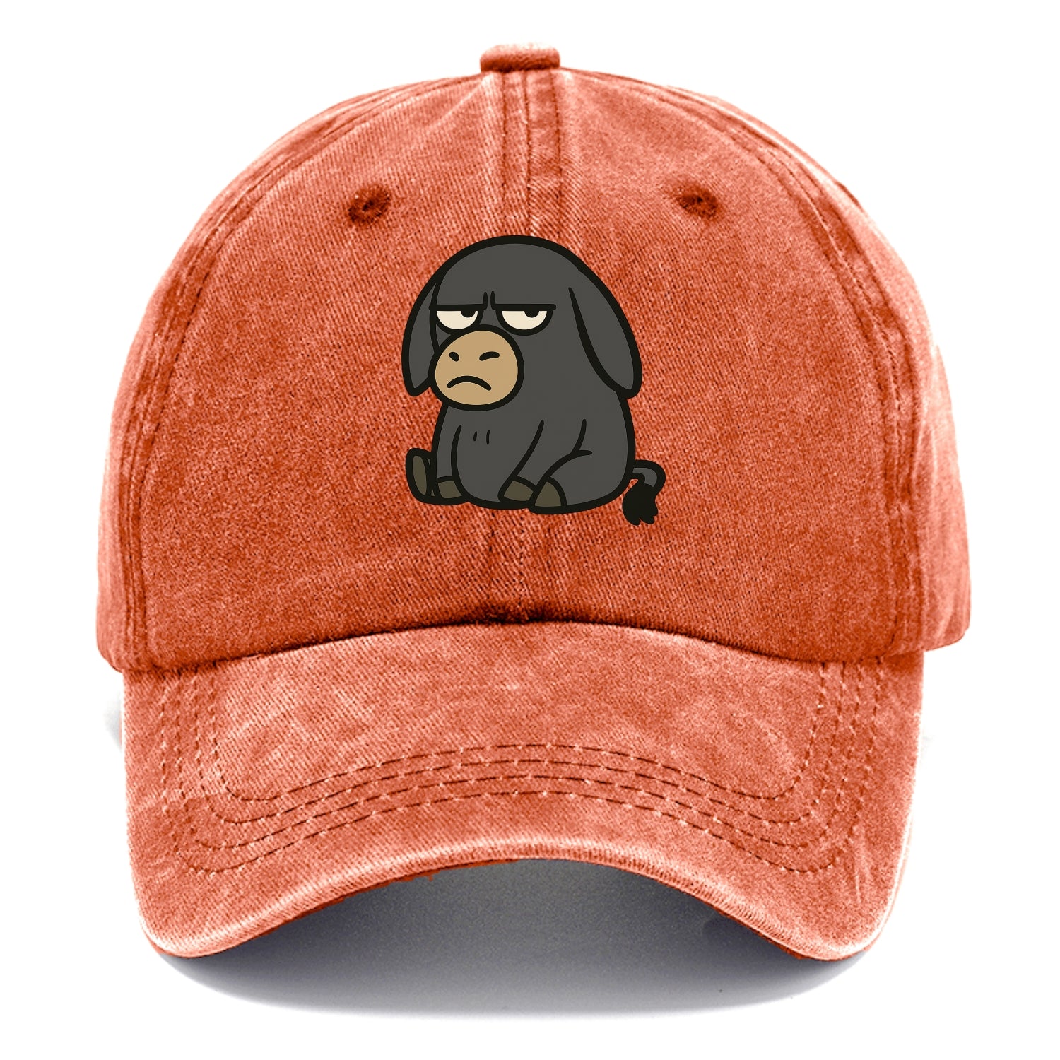 The Donky Judging Silently - Classic Cap - Terracotta Clay(Orange)