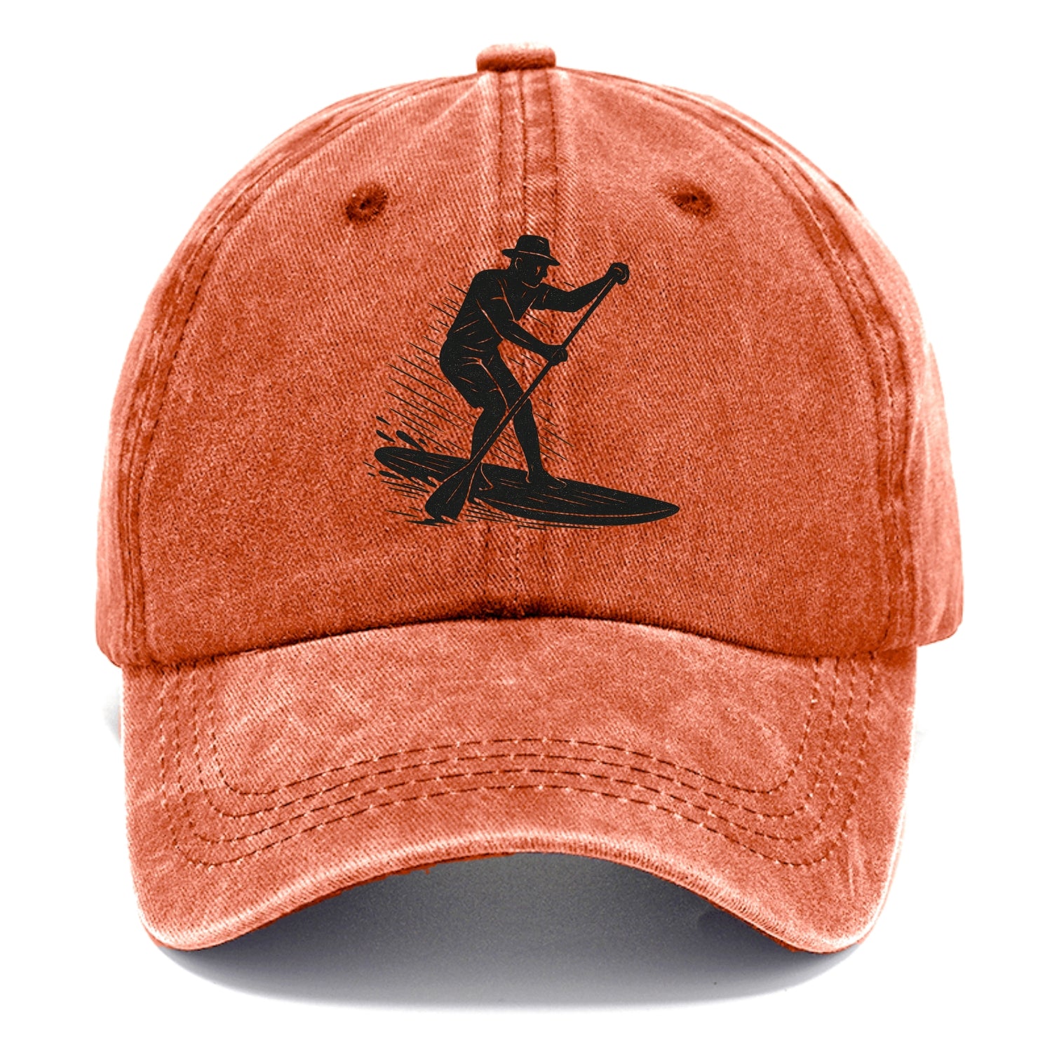 Stand-up paddleboarder on calm water - Classic Cap - Terracotta Clay(Orange)