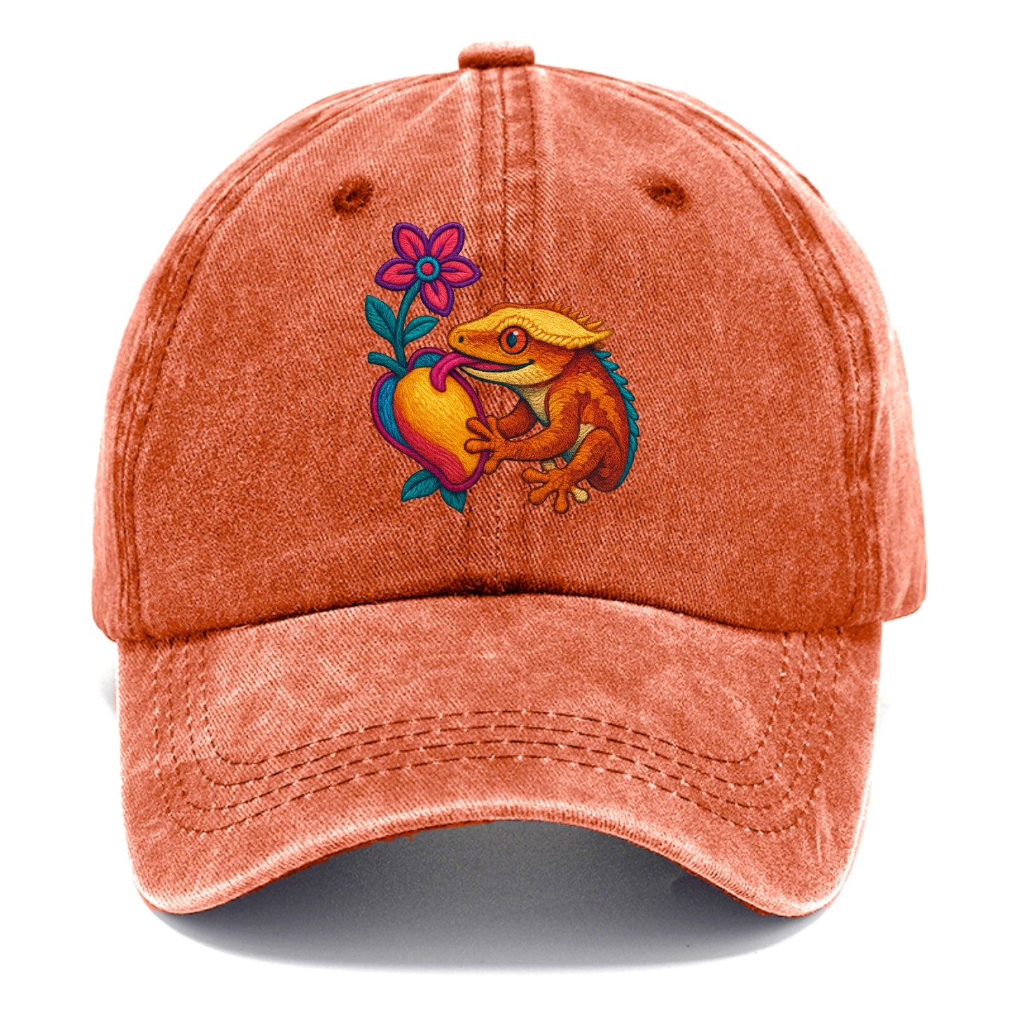 Crested Gecko - Classic Cap - Terracotta Clay(Orange)