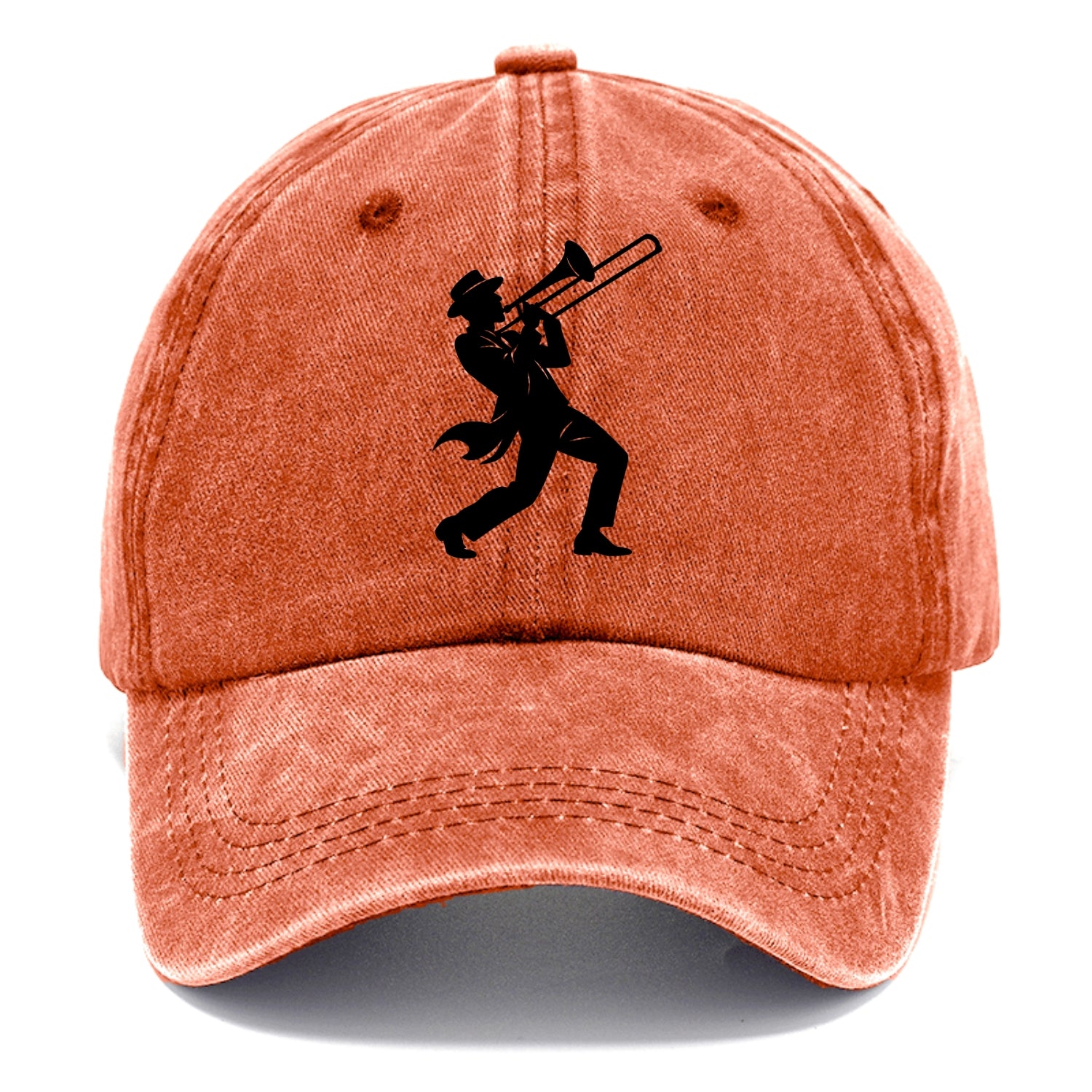 Trombone player jazz improvisation - Classic Cap - Terracotta Clay(Orange)