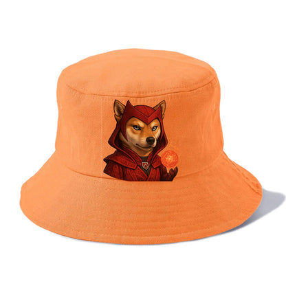Shiba Inu Scarlet Witch  - Bucket Hat - Terracotta Clay(Orange)