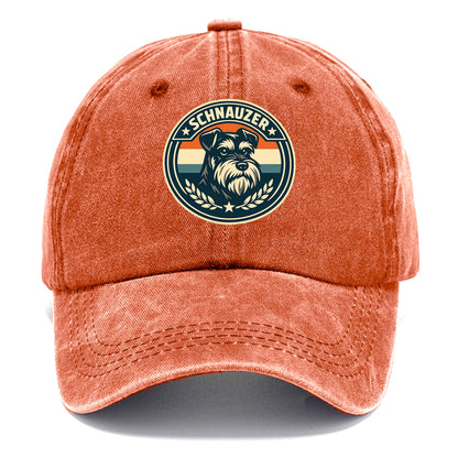 Noble Schnauzer Emblem - Classic Cap - Terracotta Clay(Orange)