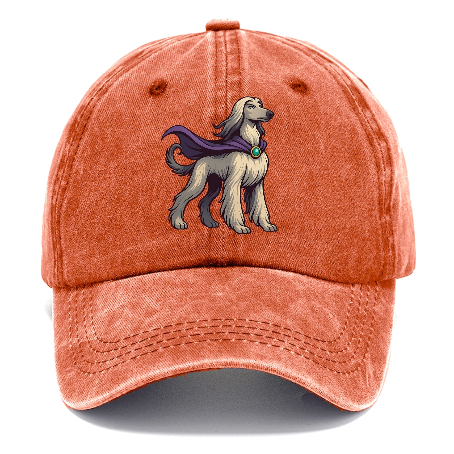Afghan Hound Mystic Hero  - Classic Cap - Terracotta Clay(Orange)