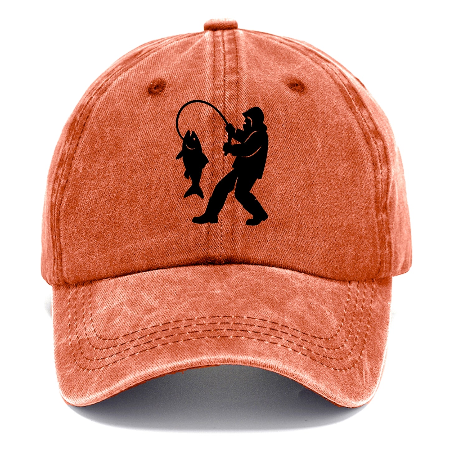 Alaskan fisherman hauling catch - Classic Cap - Terracotta Clay(Orange)