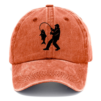 Alaskan fisherman hauling catch - Classic Cap - Terracotta Clay(Orange)