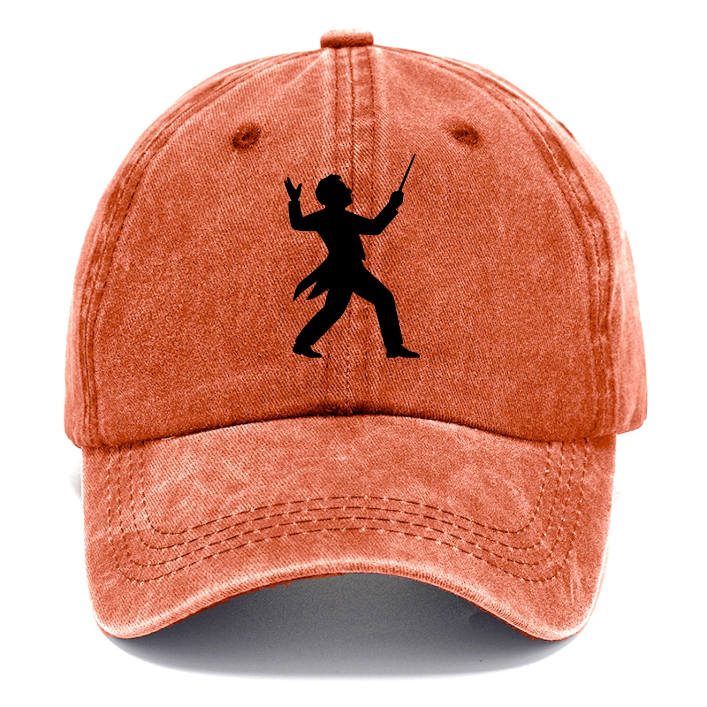 Conductor leading orchestra passionately - Classic Cap - Terracotta Clay(Orange)