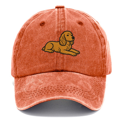 Cocker Spaniel - Golden colored relaxed Classic Cap - Terracotta Clay(Orange)