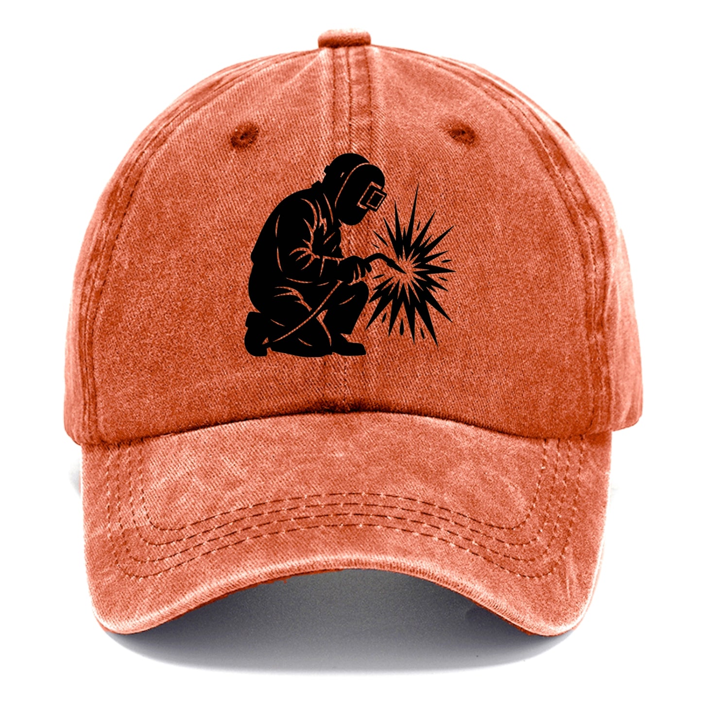 Welder sparks flying dramatically - Classic Cap - Terracotta Clay(Orange)