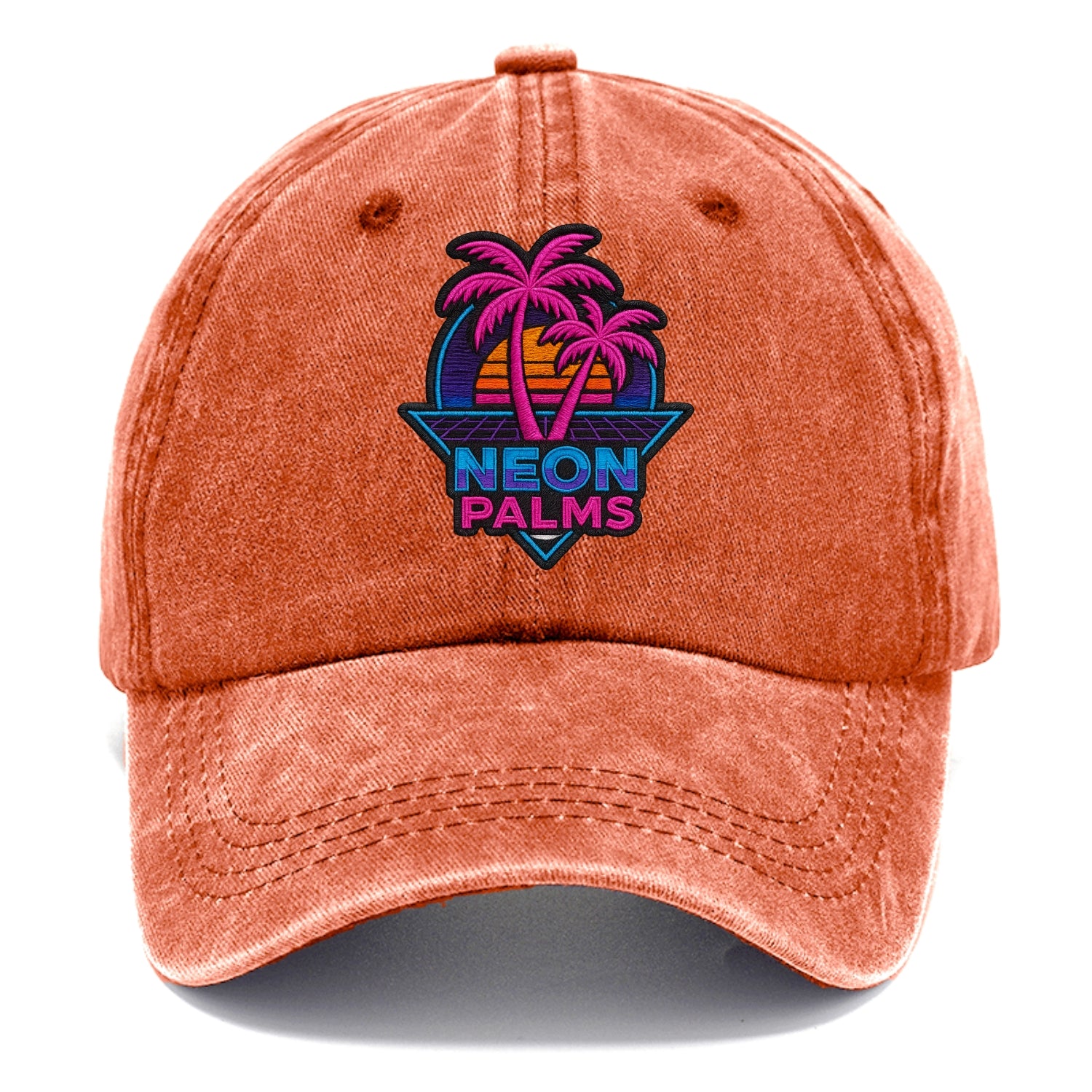 Neon Palms - Classic Cap - Terracotta Clay(Orange)
