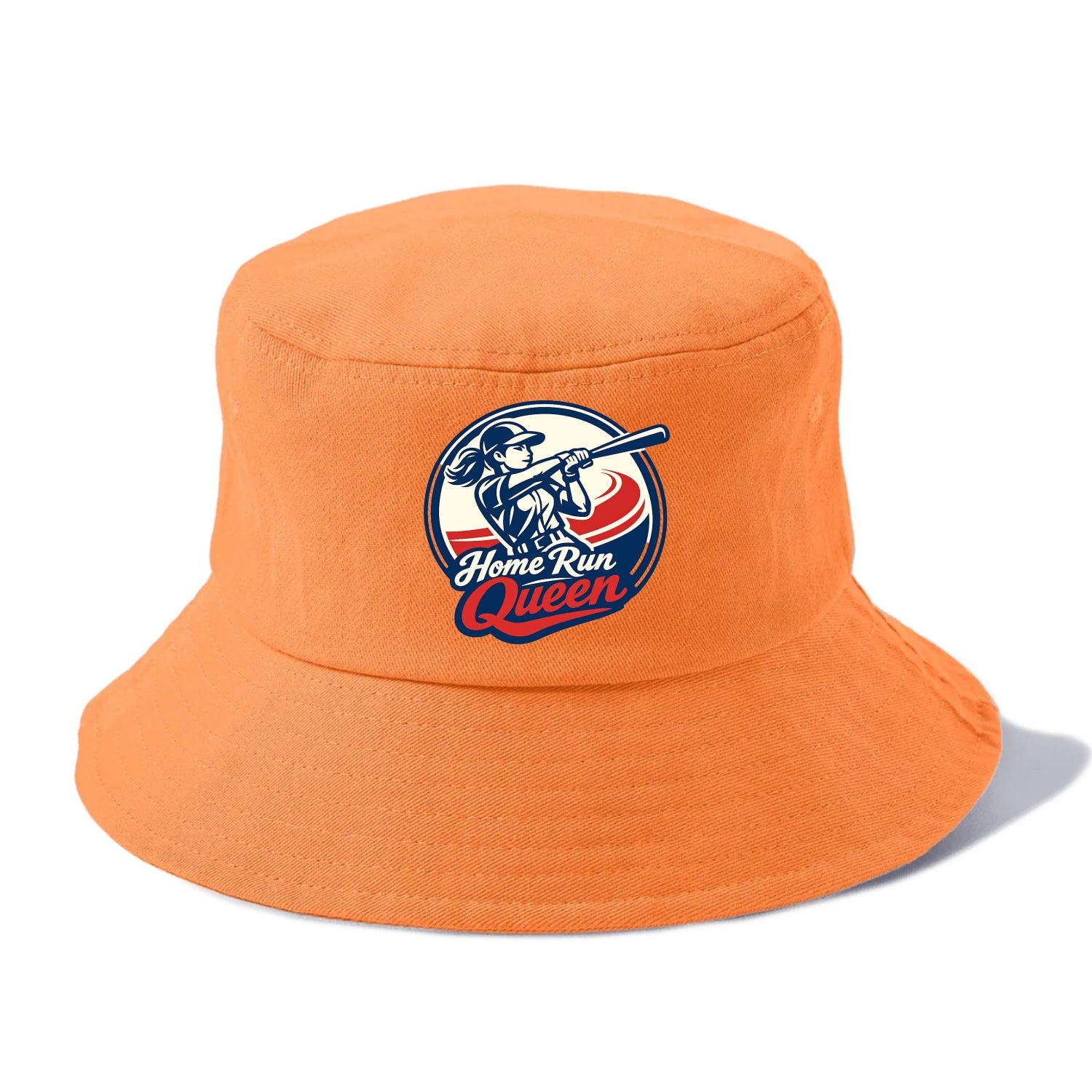 Feminine Power at Bat - Bucket Hat - Terracotta Clay(Orange)
