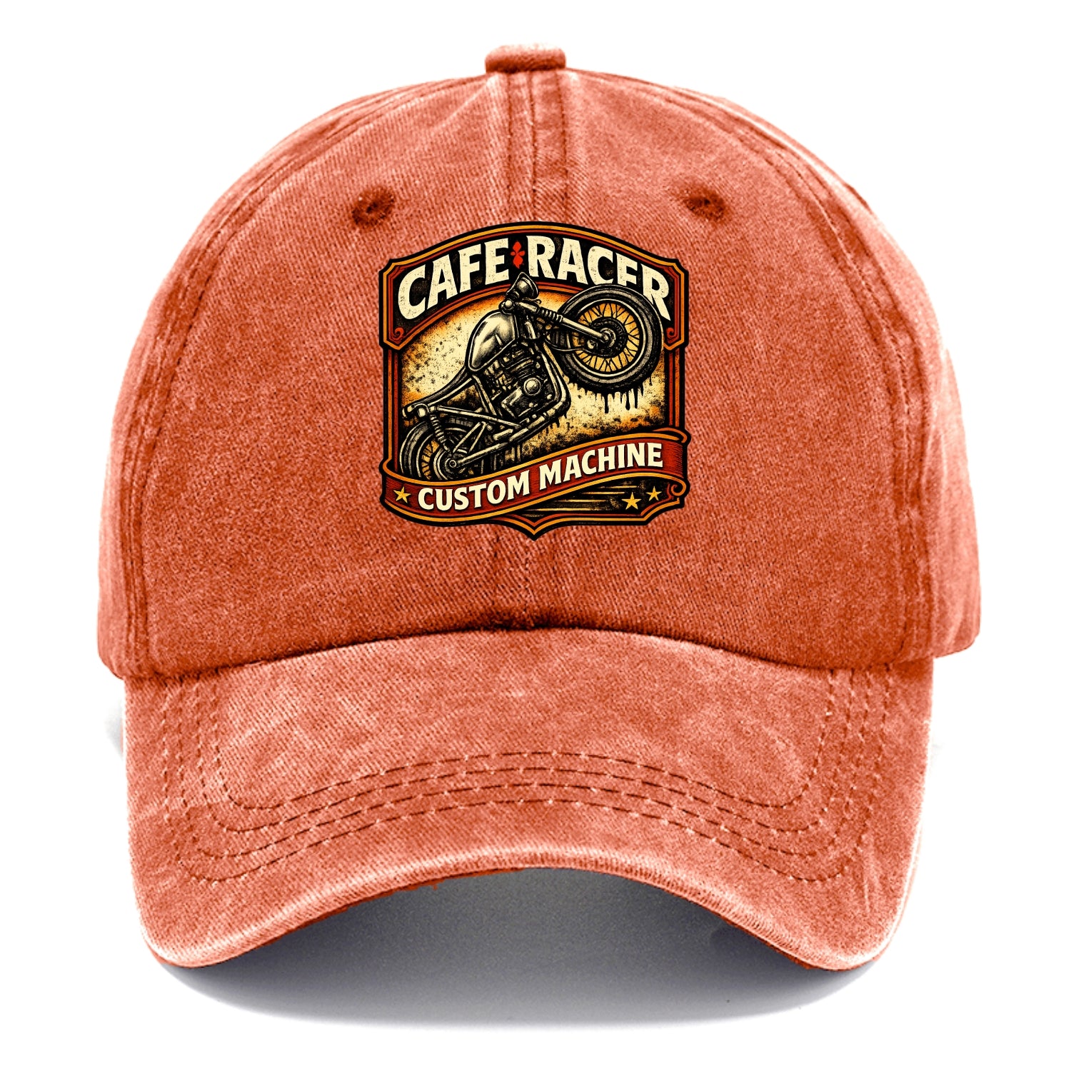 Cafe Racer - Classic Cap - Terracotta Clay(Orange)