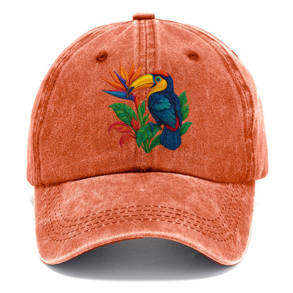 Toucan Paradise - Classic Cap - Terracotta Clay(Orange)