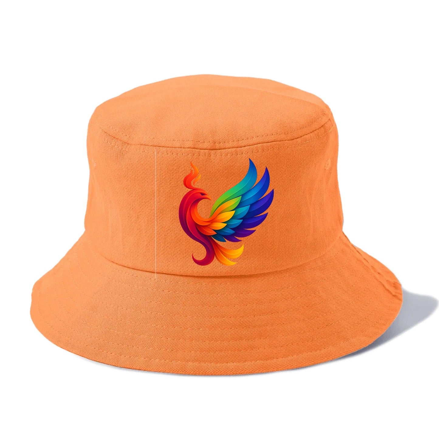 Liberation Bird - Phoenix with each feat - Bucket Hat - Terracotta Clay(Orange)